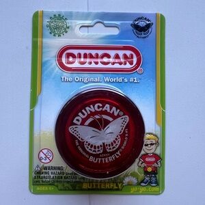 Duncan Toys Butterfly Yo-Yo, Beginner Yo-Yo with String, Steel Axle and Plastic